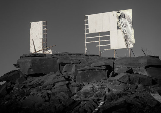 Losing Face, from the series "Empty Signs"